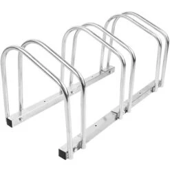 DYHF Rastrelliera Biciclette 3 Posti, Porta Biciclette Da Terra Per Pneumatici Di 35 - 60 Mm, Supporto Bici Da Terra