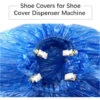 100PCS Copriscarpe Usa E Getta PE A Forma Di T Impermeabile Antipolvere Spessa Copriscarpe Per Ufficio A Casa Per Copriscarpe Automatico (blu Cielo)