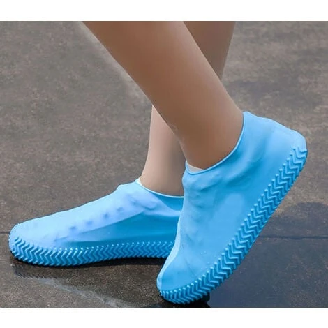Copriscarpe In Silicone Impermeabile Antipioggia Taglia M Copertura Antiscivolo - immagine 2