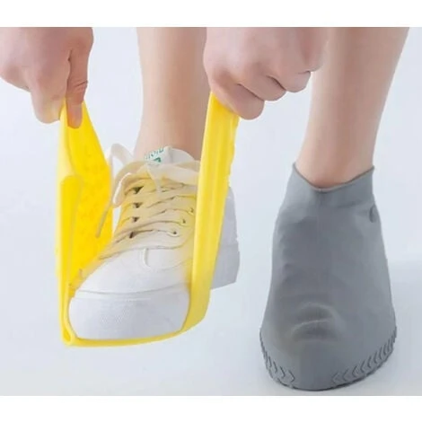 Copriscarpe In Silicone Impermeabile Antipioggia Taglia L Copertura Antiscivolo - immagine 4