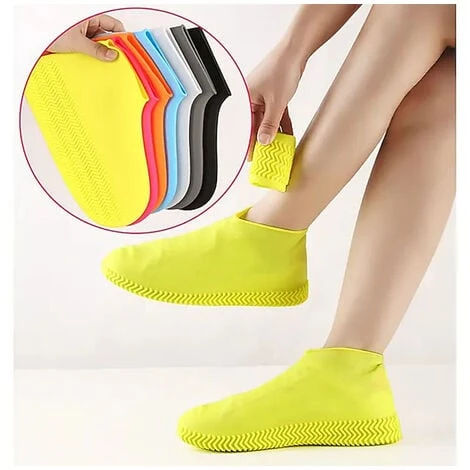 Copriscarpe In Silicone Impermeabile Antipioggia Taglia L Copertura Antiscivolo - immagine 5