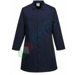 Portwest Camice Da Lavoro Per Uomo, Modello Alimentare, 1 Tasca, 65% Poliestere + 35% Cotone, 245 Gr, Chiusura Bottoni, Colore Blu Navy