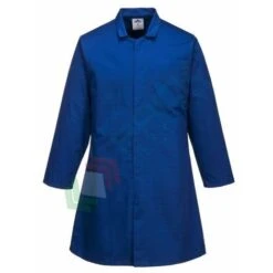 Portwest Camice Da Lavoro Per Uomo, Modello Alimentare, 1 Tasca, 65% Poliestere + 35% Cotone, 245 Gr, Chiusura Bottoni, Colore Blu Royal