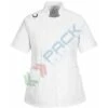 Portwest Camice Da Lavoro Premaman, Modello Sanitario, Da Donna, 4 Tasche, 65% Poliestere + 33% Cotone + 2% Elastan, 145 Gr, Chiusura Con Bottoni, Colore Bianco