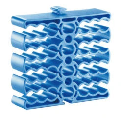 TECHLY Organizzatore Modulare A Pettine Per 24 Cavi Ethernet Blu Blu