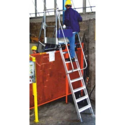 Scala A Ponte 3 Gradini - Altezza Massima Di Lavoro 2.80m - SCA6088P/03