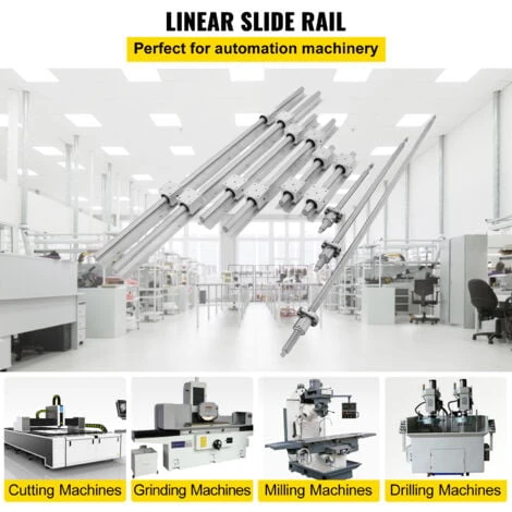 6 X Sbr20 Guida Lineare 300/600/1000mm + 3 X Vite A Sfera Sfu1605-350/650/1050mm - immagine 3