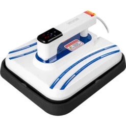 VEVOR Termopressa 12 X 10 Pollici 800W, Blu Mini Press Funzione Di Vibrazione Portatile Mini Pressa Doppio Tubo, Riscaldamento Pressa Di Calore Per Magliette Touchscreen Sensibile