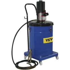 VEVOR Ingrassatore A Barile, 40L Pompa Per Grasso Per Pressione DellAria, Volume 1,3L/min Ingrassatore Pneumatico, 48-52 MPa Ingrassatore Ad Aria Compressa, Testa Della Pistola Di 360°, Colore Blu