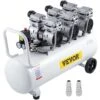 VEVOR Compressore DeAria Senza Olio Ultra Silenzioso Da 22 Galloni, Compressore Silenziato, Compressore DeAria 2200 W, Rumorosita Meno 58 DB, Compressore Dearia Portatile Senza Olio