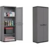 KETER Armadio Alto In Resina Serie Più, 3 Ripiani Regolabili, Cm 68x39xh.166