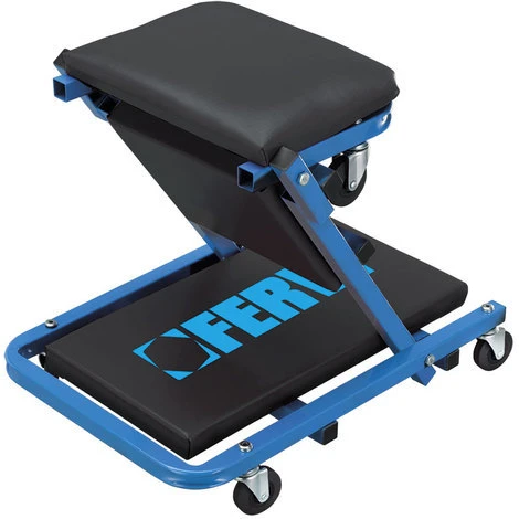 FERVI 0645/SS LETTINO SDRAIO CARRELLO CARRELLINO SOTTO MACCHINA PER AUTO SEDILE - immagine 3