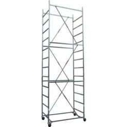 Trabattello Tris 2011 Altezza 324 Cm, Altezza Struttura 150 Cm - NON COMPRESO PIANO DI LAVORO