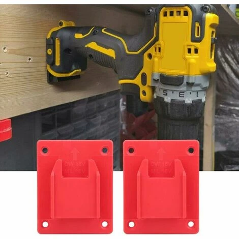 Supporto Per Trapano Per Utensili Elettrici M18 Da 2 Pezzi Per Accessori Per Trapano (rosso) - immagine 5