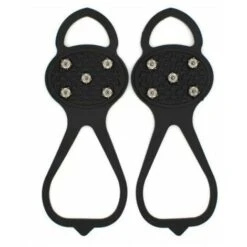 Sport All'aria Aperta A Forma Di Zucca Figura 8 Ramponi Antiscivolo A Cinque Denti Copriscarpe Antiscivolo Per Esterni Artigli Da Neve Semplici Ramponi A 5 Denti (taglia M Nero)