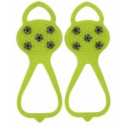 Copriscarpe Antiscivolo Per Sport All'aria Aperta Scarpe Antiscivolo A Forma Di 8 A Forma Di 8 Artigli Da Neve Ramponi Semplici A 5 Denti (taglia M Verde)