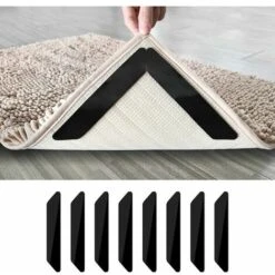 Tappi Per Maniglione Per Pavimento In Moquette Antiscivolo Solido Patch Nero 180302mm8 Pezzi