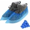 100 PCS Copriscarpe, 50 Paia, Copriscarpe Usa E Getta, Convenienza Verde, Riciclabile, Copriscarpe, Impermeabile, Antiscivolo, Materiale CPE Durevole, Blu, Proteggi Le Tue Scarpe, Pavimento, Tappeto