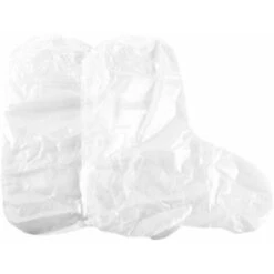 Confezione Da 10 Copriscarpe Monouso In Polietilene - Impermeabili - Antiscivolo - Per Il Ciclismo, Il Campeggio, La Prevenzione Delle Fughe.