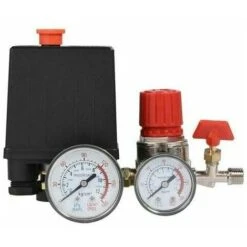 Pressostato Del Compressore D'aria Del Compressore D'aria Dell'GTA Interruttore Della Valvola Di Pressione Con Regolatori Del Manometro (manometro In Plastica)