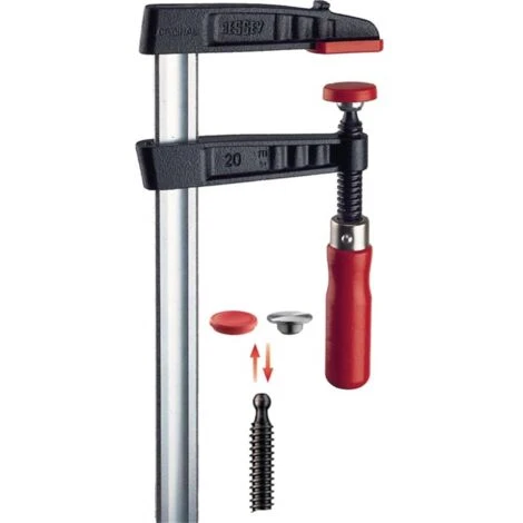 Morsetto A Vite In Metallo TG 120/60 Bessey TG12 Apertura (max.):120 Mm Misura Della Sporgenza:60 Mm