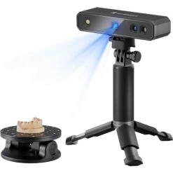 Revopoint Mini Premium Blue Light 3D Scanner 0,02 Mm Precisione 10 FPS Con Giradischi A Doppio Asse E Stabilizzatore Manuale