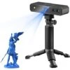 Revopoint Mini Standard 3D Scanner 0.02mm Alta Precisione Luce Blu Per Stampante 3D, Con Piattaforma Girevole Portatile