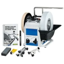 Tormek T-8 - Sistema Di Levigatura Originale Raffreddato Ad Acqua, Versione DE, Con Manuale In Tedesco, 200 W, 230 V