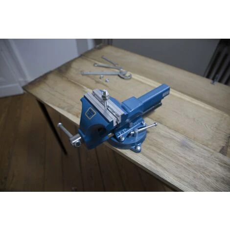 Heuer Ganasce Per Morsa (ganasce Di Protezione, Adatte A Morsa Da 140 Mm, Fresatura A 90° Nella Parte Superiore, Materiale: Alluminio) 109140 - immagine 2