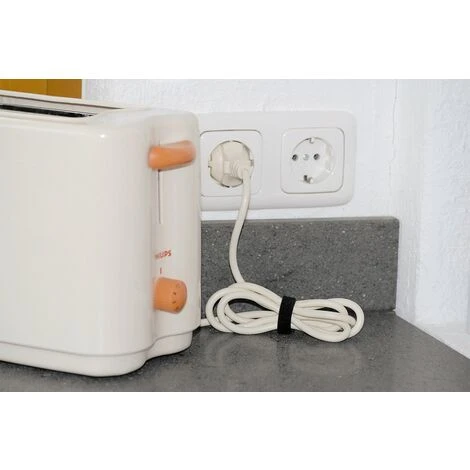 Wolfcraft Nastro Velcrato, Nero I 3286000 I Per Disporre E Fissare In Maniera Versatile 1000 Oggetti In Casa - immagine 2