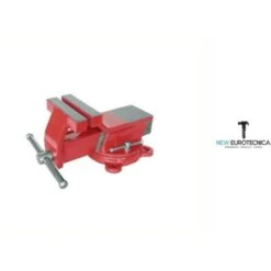 Morsa Da Banco In Acciaio Con Base Girevole 125 Mm Growe Morse Strettoio