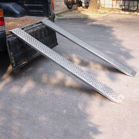 Rampe Di Carico 2x Rampe Di Carico Per Moto, Scooter, Quad, Trattorino, Furgone, Carrello Carico Massimo 200kg Per Rampa HENGMEI - immagine 4