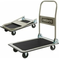 AREBOS Carretto Camion Con Pianale Carrello Di Trasporto Osare 150 Kg