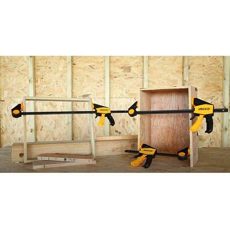 Morsetto A Sgancio Rapido Strettoio 80x600 Mm 24 Pollici Per Falegname INGCO - immagine 2