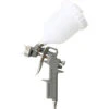 AEROGRAFO VERNICIATURA PISTOLA ARIA COMPRESSA UGELLO REGOLABILE COPPA 600 ML