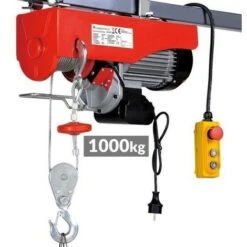 Paranco Elevatore Elettrico Argano Verricello Montacarichi 500kg/1000kg 230v