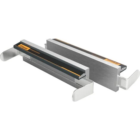 GARANT - Coppia Di Ganasce Per Morse Da Banco In Metallo Leggero Con Molle Di Serraggio