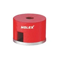 HOLEX - Magnete A Bottone Con Piastra Di Protezione AlNiCo