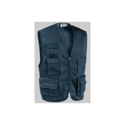 GILET MULTITASCHE 'STAR' BLU Tg. L