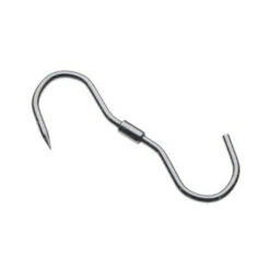 GANCIO MACELLAIO GIREVOLE 1 PUNTA • INOX MM 220X9