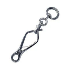 MOSCHETTONE X GUINZAGLIO A PINZA NICHELATO KONG • L.MM 70+9/16