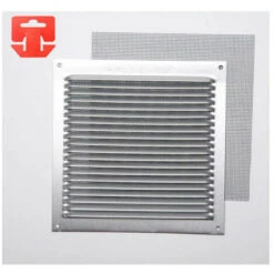 Griglia Fepre Zanzariera Alluminio Cromato (17 X 17 Cm)