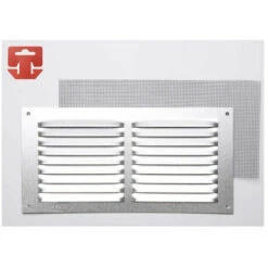 Griglia Fepre Zanzariera Alluminio Cromato (10 X 10 Cm)