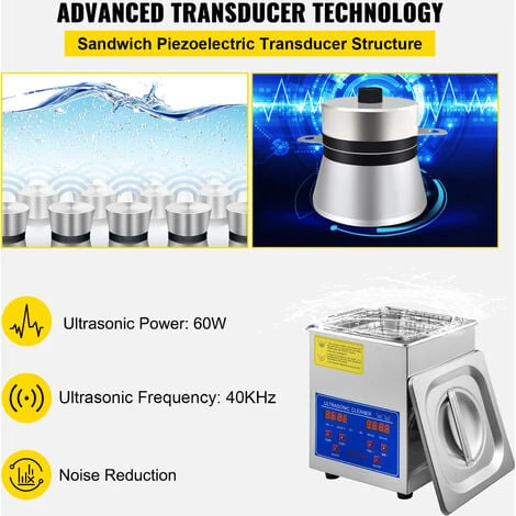 2l Lavatrice Pulitore Ad Ultrasuoni Pulitrice Vasca Pulitore Ad Ultrasuoni - immagine 4