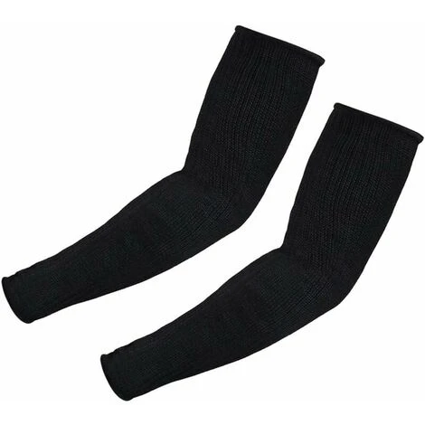 Paio Di Maniche In Kevlar, Protezione Del Braccio, Protezione Del Gomito, Protezione Del Braccio, Resistente Al Taglio, Resistente Alle Ustioni, Nero