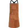 Grembiule Da Saldatore, Grembiule Da Lavoro In Pelle Di Vacchetta Con 6 Tasche 24 "x 36" Grembiule Da Cucina Multifunzionale Larghezze Regolabili Dalla M Alla XXL Per Uomo E Donna (marrone)