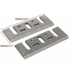 2 Pezzi Di Ricambio Per Pialla Elettrica HSS 82x29x3mm Pr Makita 1900B,
