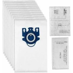 10 Sacchetti Di Ricambio Con 2 Filtri Per Aspirapolvere Miele HyClean 3D Efficiency GN Classic C1 Complete C2 C3 S2000 S5000 S8000 Series - 9917730