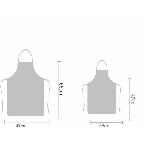 None Grembiuli Da Cucina Impermeabili, Confezione Da 2, Grembiule Regolabile Blu Con Tasche Per Cucina Di Casa, Ristorante, Giardino, Grembiule Da Portata - immagine 2