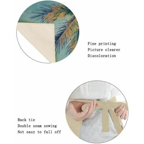 None Grembiuli Da Cucina Impermeabili, Confezione Da 2, Grembiule Regolabile Blu Con Tasche Per Cucina Di Casa, Ristorante, Giardino, Grembiule Da Portata - immagine 4